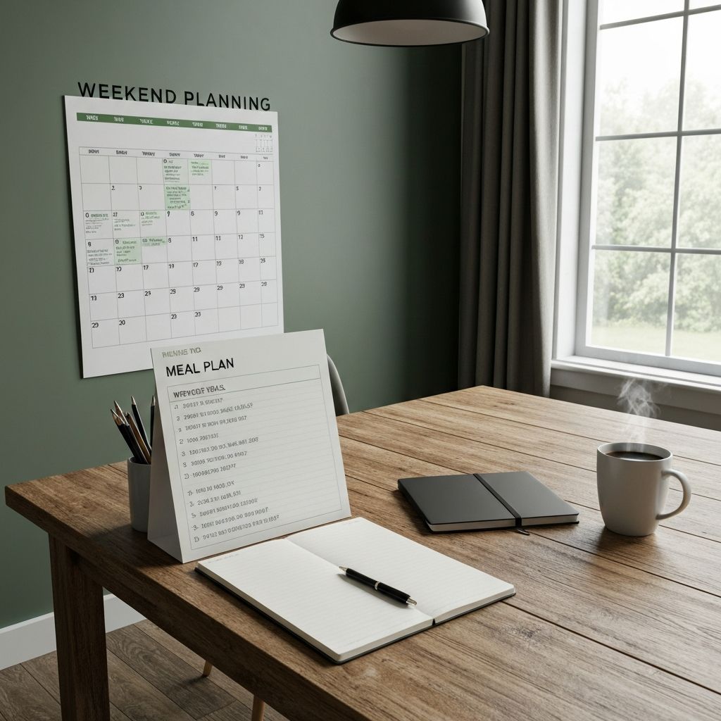 Планиране на седмица по време на уикенд